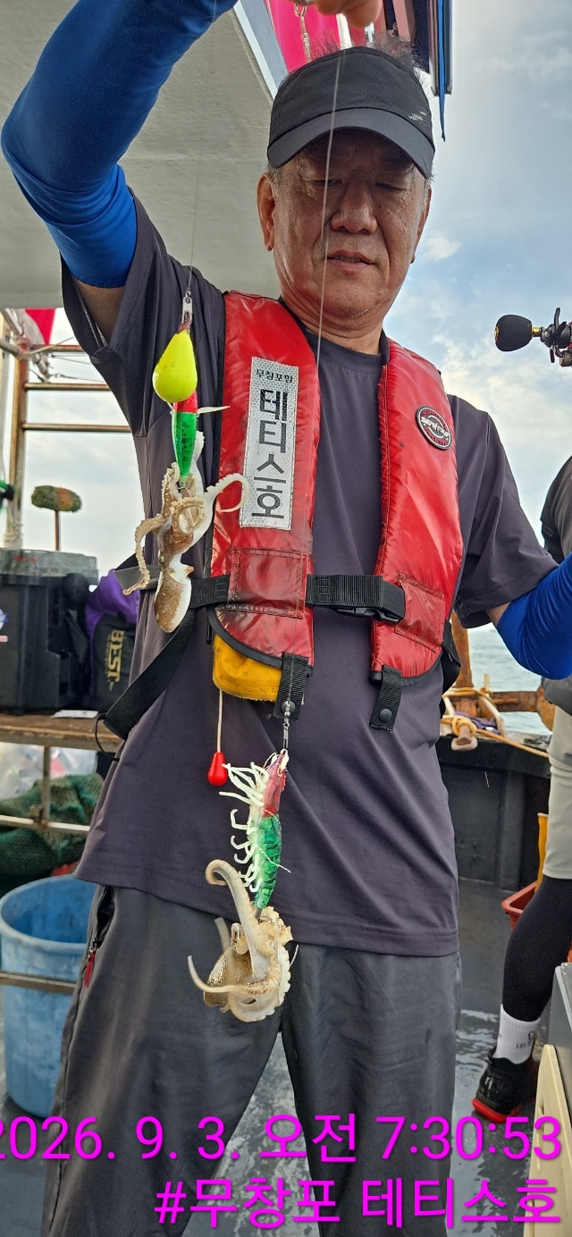 9월 3일 갑오징어 선상낚시 조황 현장 사진 20