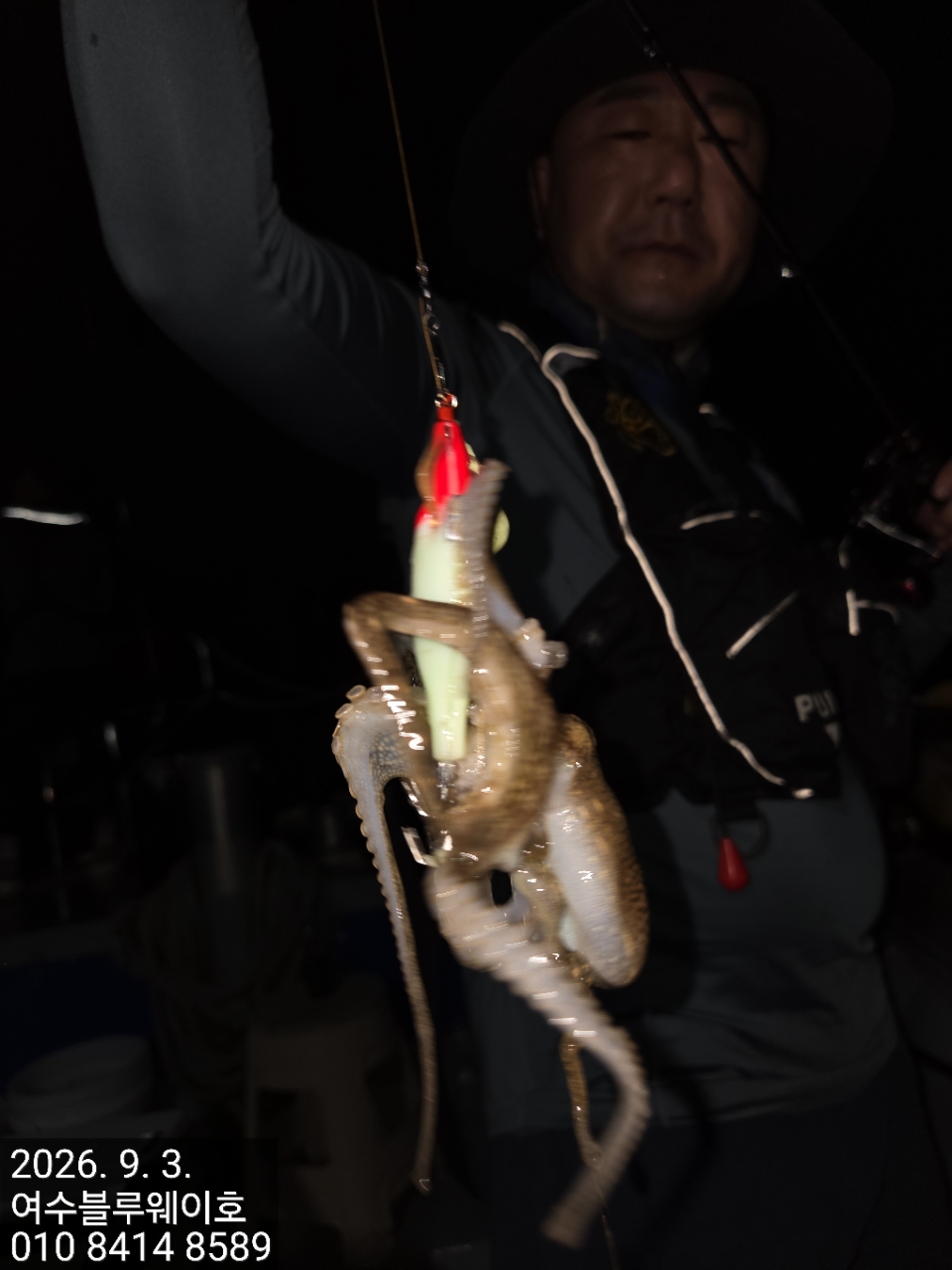 9월 3일 여수 갑오징어 선상낚시 조황 현장 사진 22
