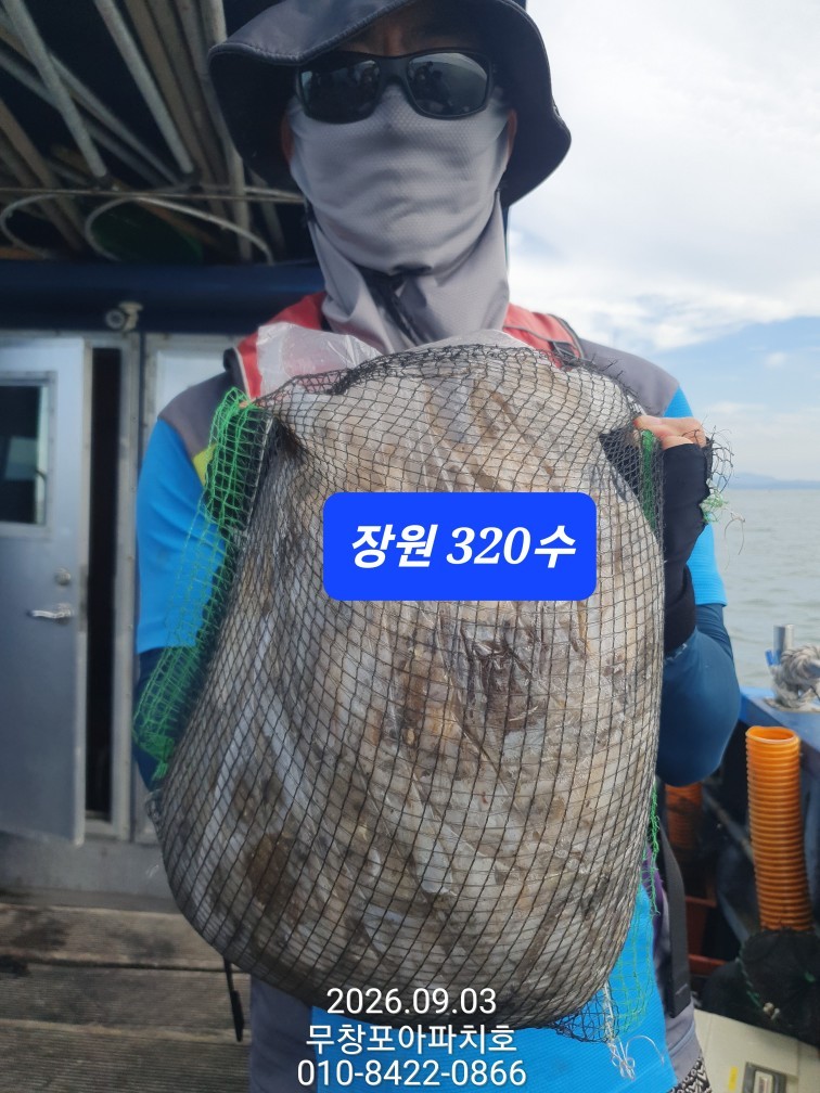 9월 3일 포항 주꾸미 선상낚시 조황 현장 사진 6