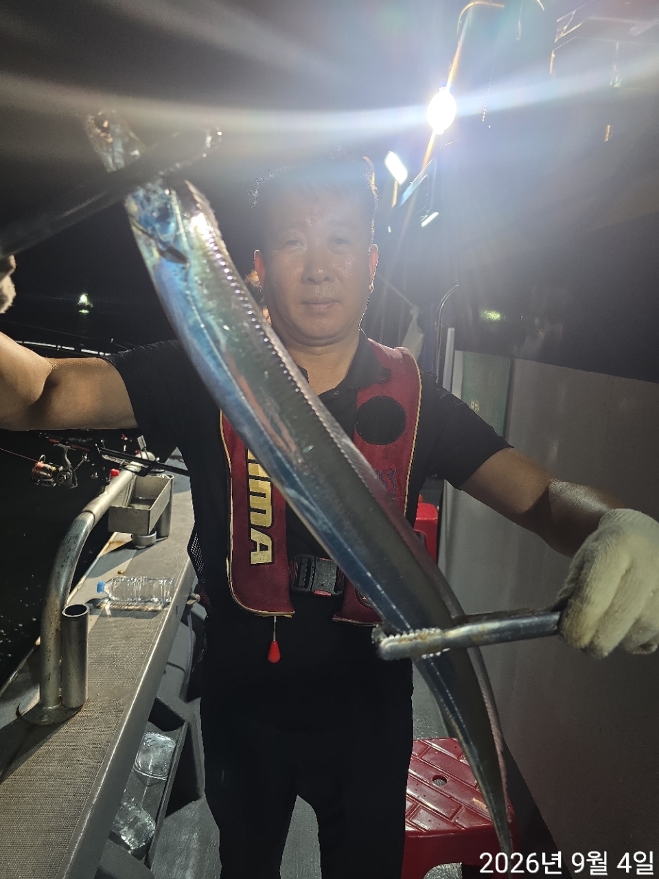 9월 3일 남해 무늬오징어 선상낚시 조황 현장 사진 12