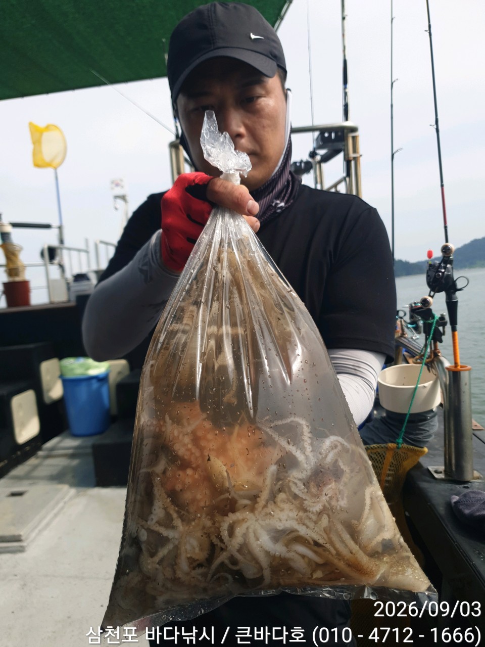 9월 3일 삼천포 문어 선상낚시 조황 현장 사진 12
