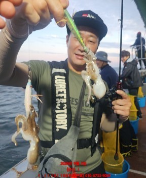 9월 3일 갑오징어 선상낚시 조황 현장 사진 6