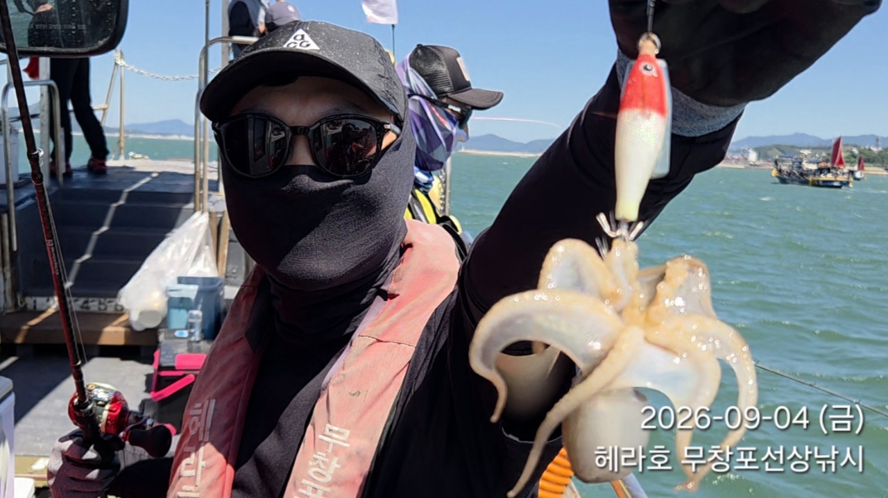 9월 4일 주꾸미 선상낚시 조황 현장 사진 6