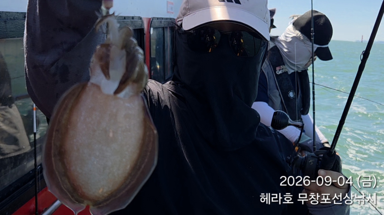 9월 4일 주꾸미 선상낚시 조황 현장 사진 4