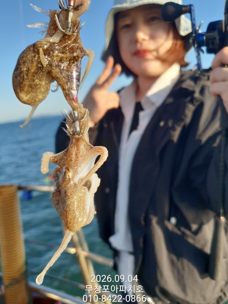 9월 4일 포항 주꾸미 선상낚시 조황 현장 사진 19