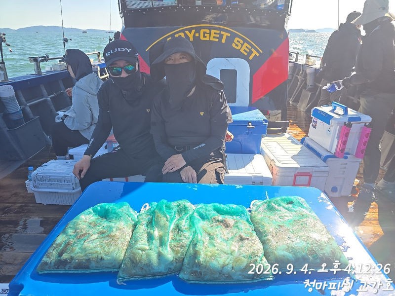 9월 4일 인천 갑오징어 선상낚시 조황 현장 사진 43