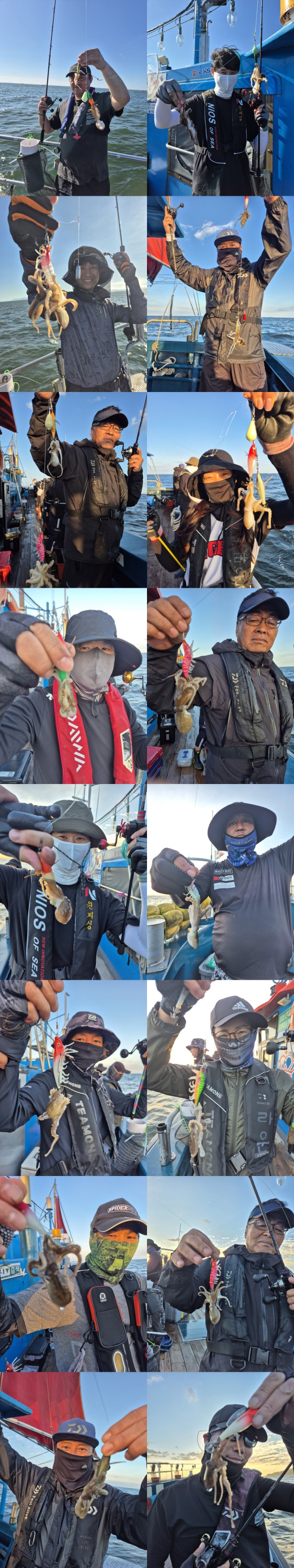 9월 4일 군산 주꾸미 선상낚시 조황 현장 사진 5