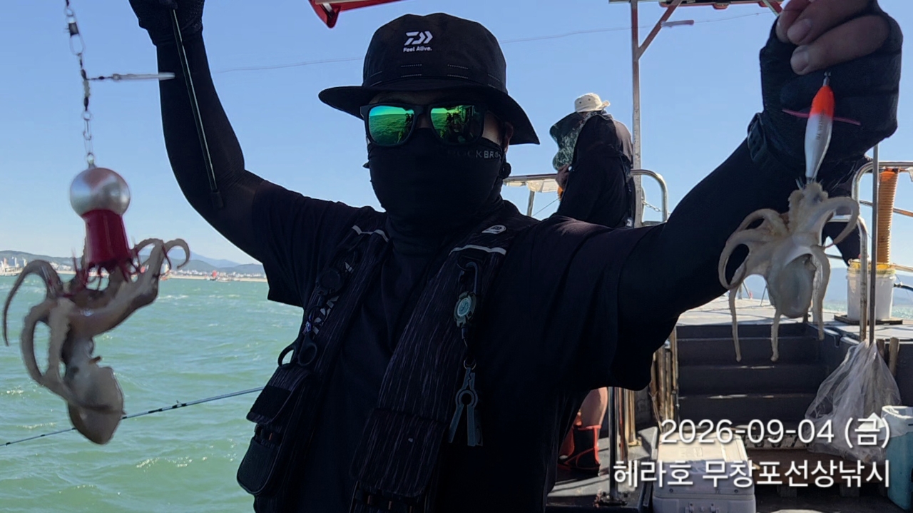 9월 4일 주꾸미 선상낚시 조황 현장 사진 8