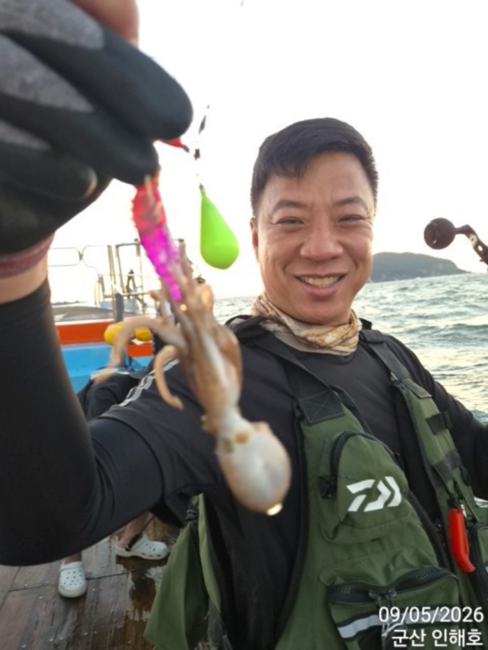 9월 5일 군산 주꾸미 선상낚시 조황 현장 사진 3