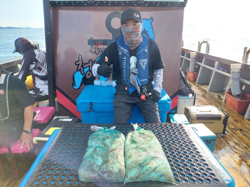 9월 5일 인천 갑오징어 선상낚시 조황 현장 사진 9