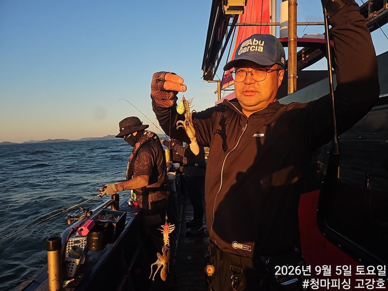 9월 5일 인천 갑오징어 선상낚시 조황 현장 사진 16