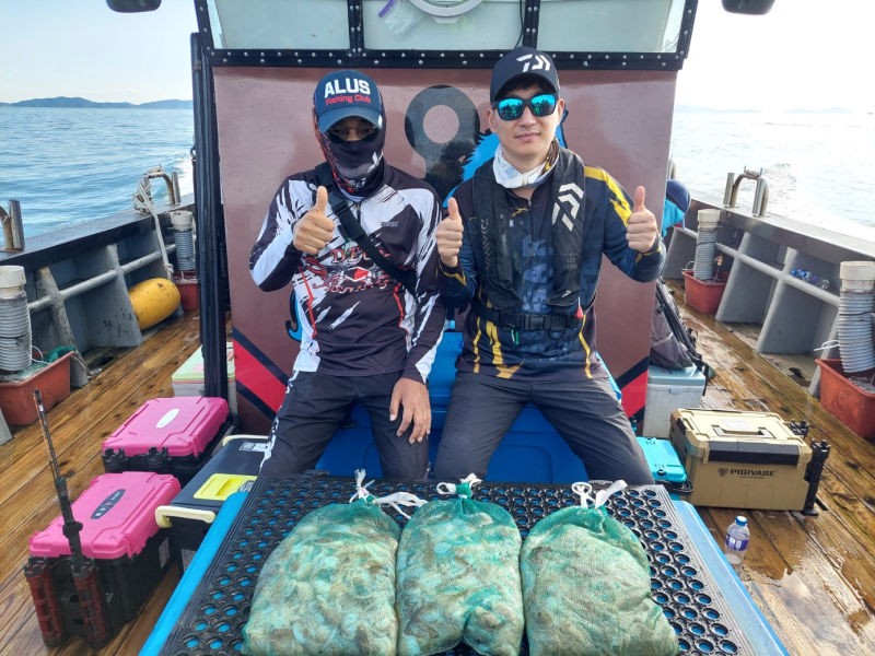 9월 5일 인천 갑오징어 선상낚시 조황 현장 사진 3
