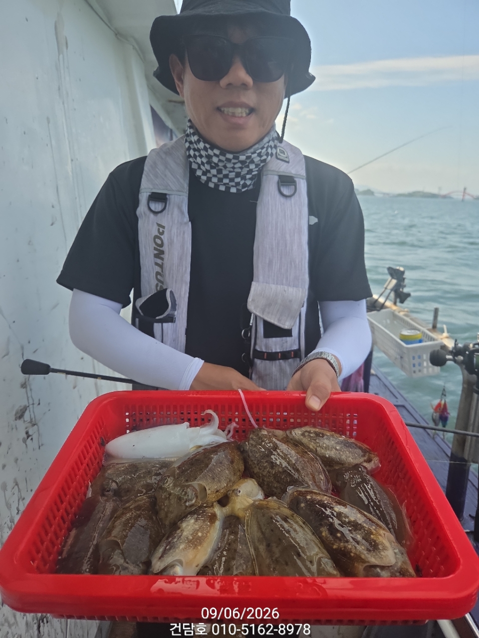 9월 6일 삼천포 갑오징어 선상낚시 조황 현장 사진 10