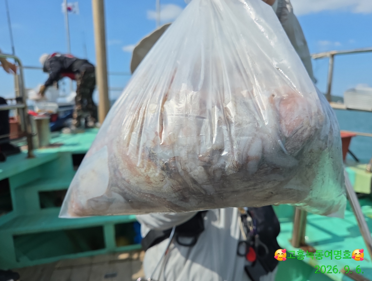 9월 7일 고흥 문어 선상낚시 조황 현장 사진 11