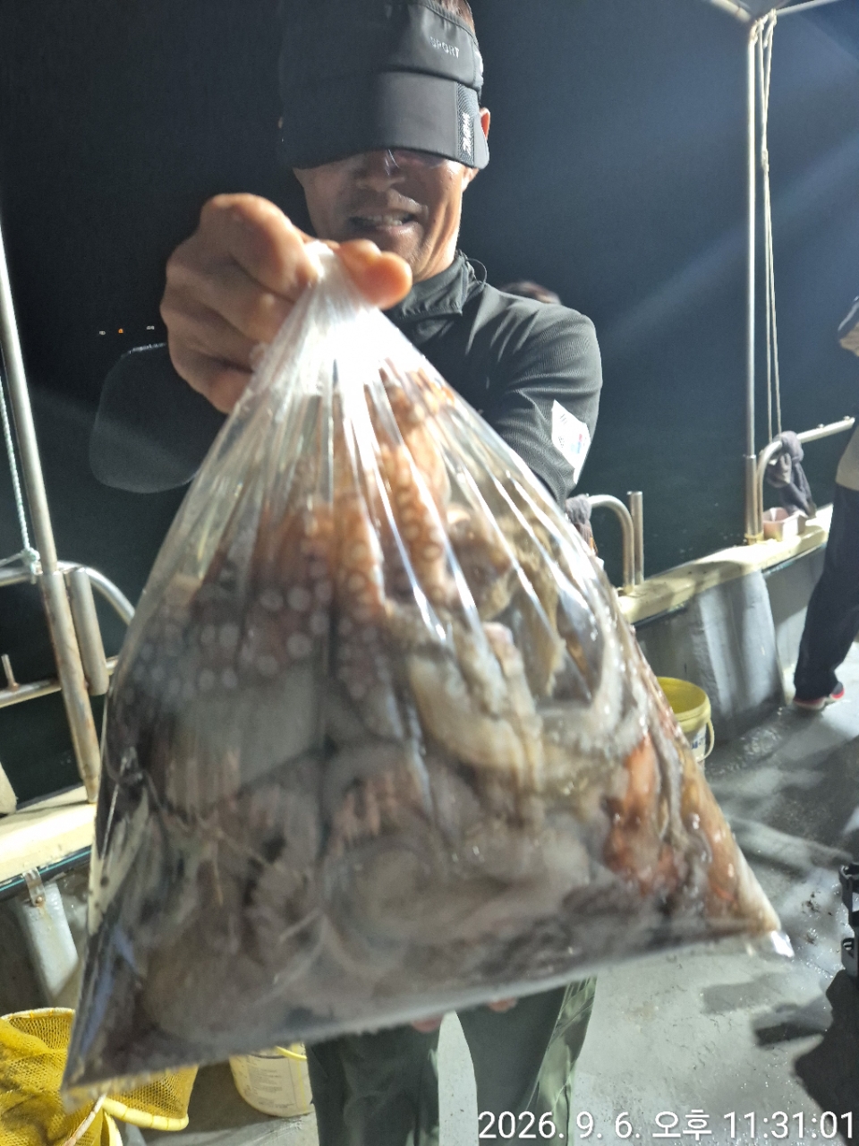 9월 7일 문어 선상낚시 조황 현장 사진 4