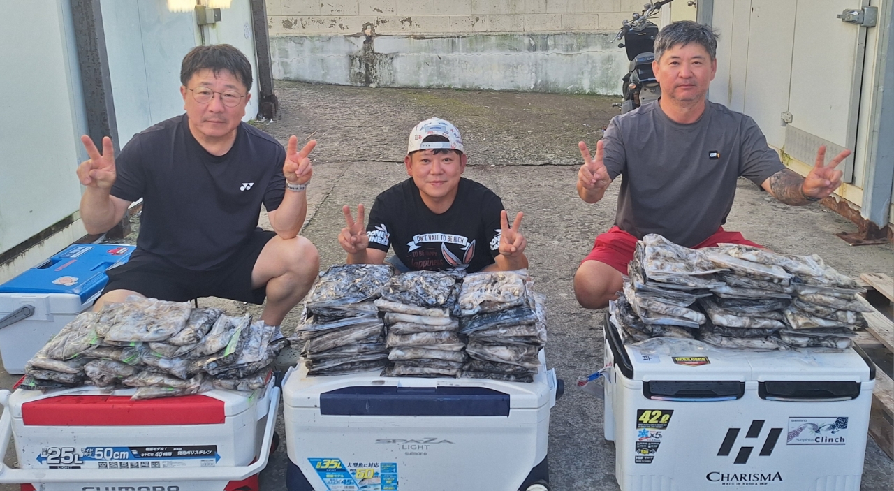 9월 7일 부산 갑오징어 선상낚시 조황 현장 사진 35