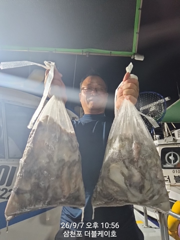 9월 8일 문어 선상낚시 조황 현장 사진 1