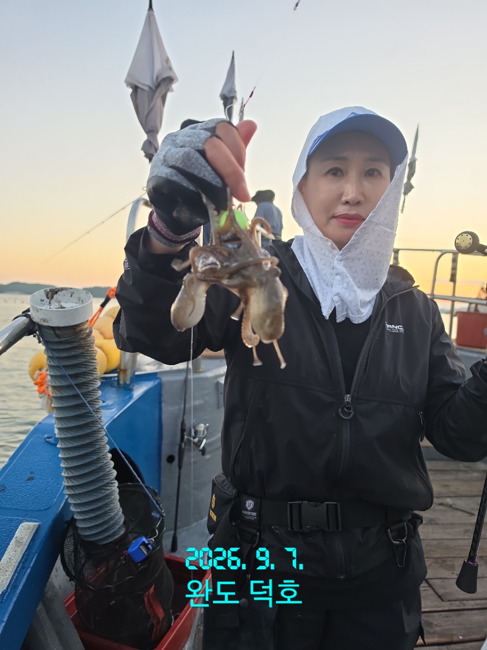 9월 7일 완도 문어 선상낚시 조황 현장 사진 5