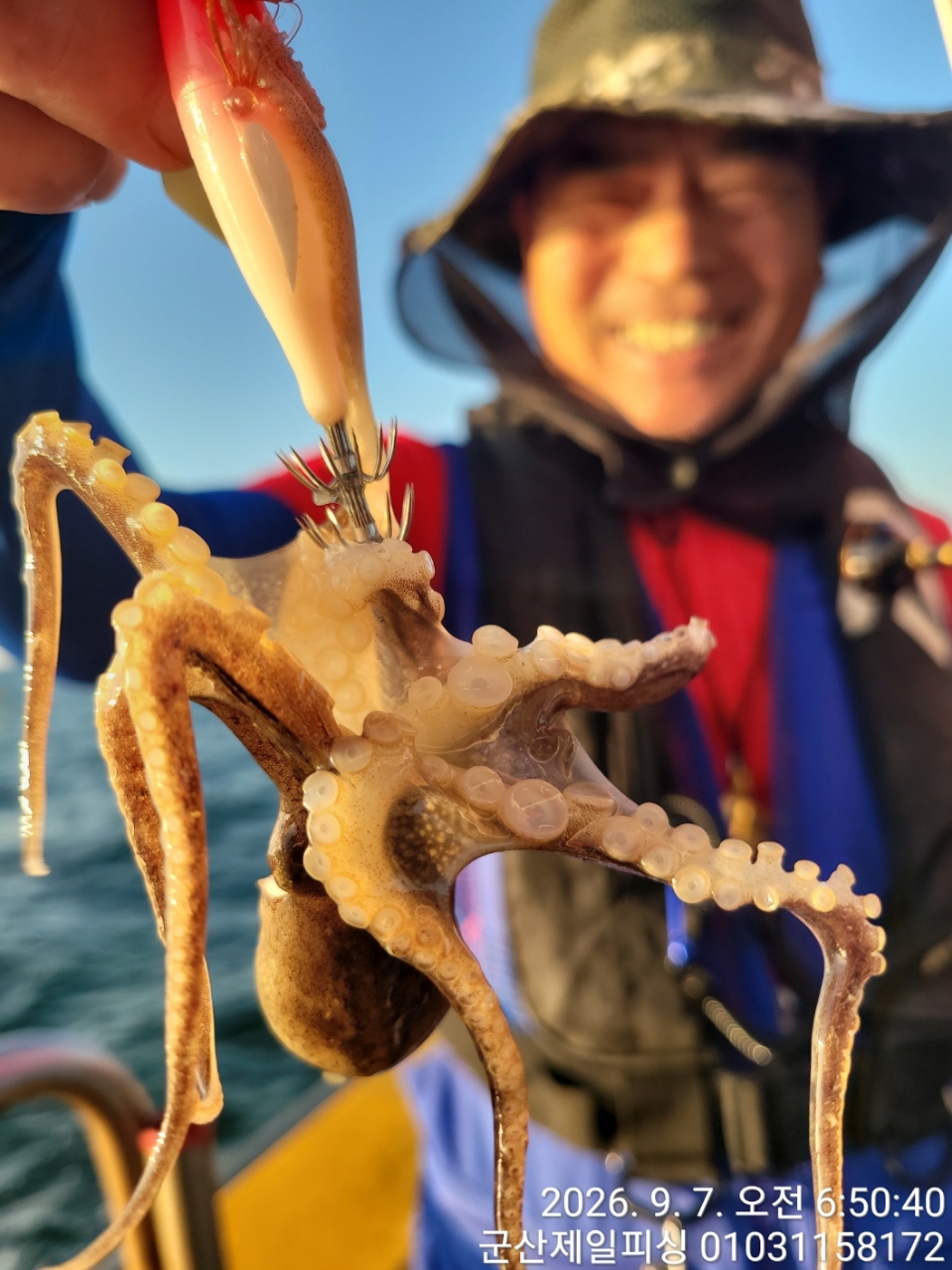 9월 7일 군산 주꾸미 선상낚시 조황 현장 사진 3
