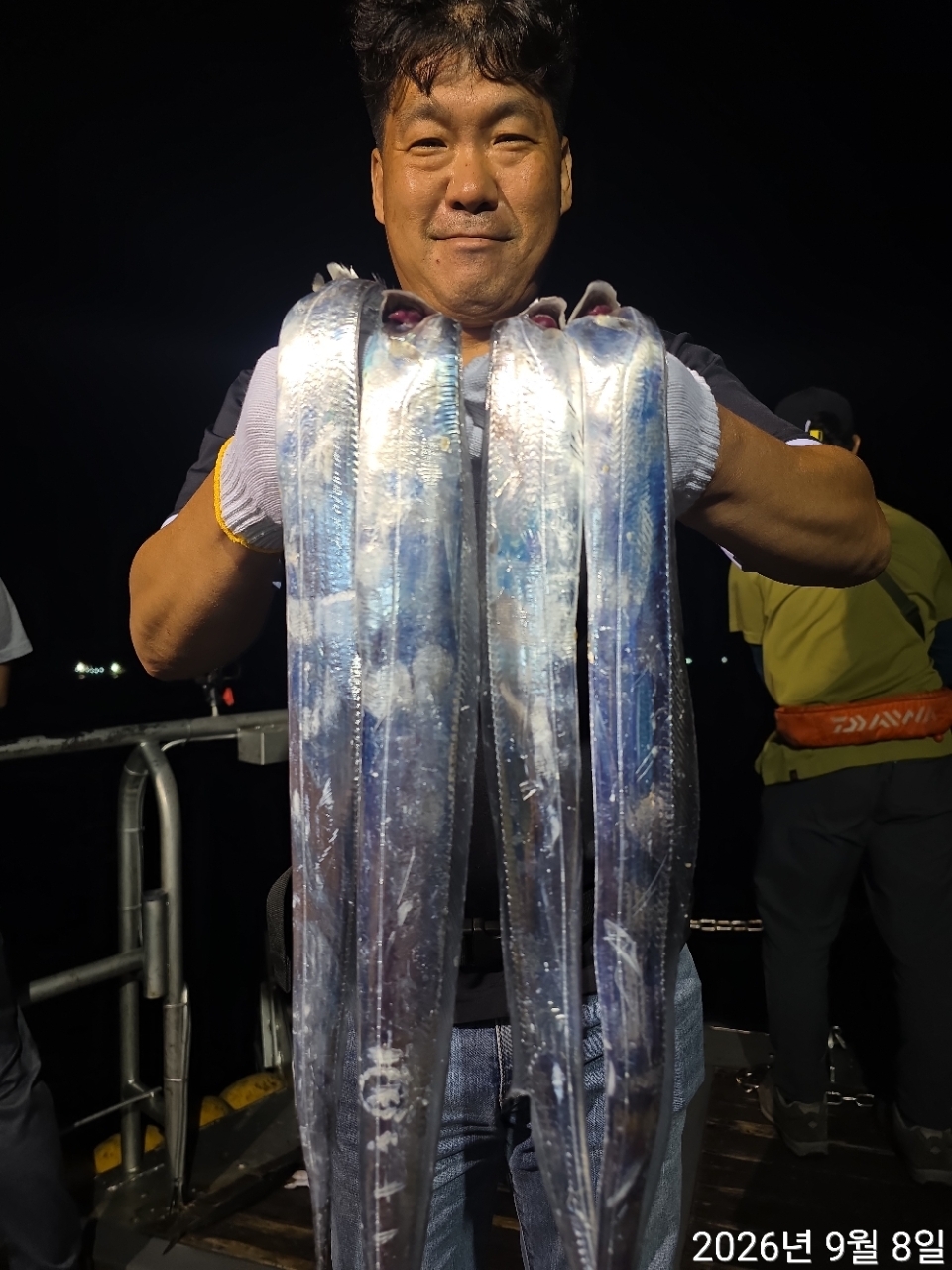 9월 7일 남해 무늬오징어 선상낚시 조황 현장 사진 7