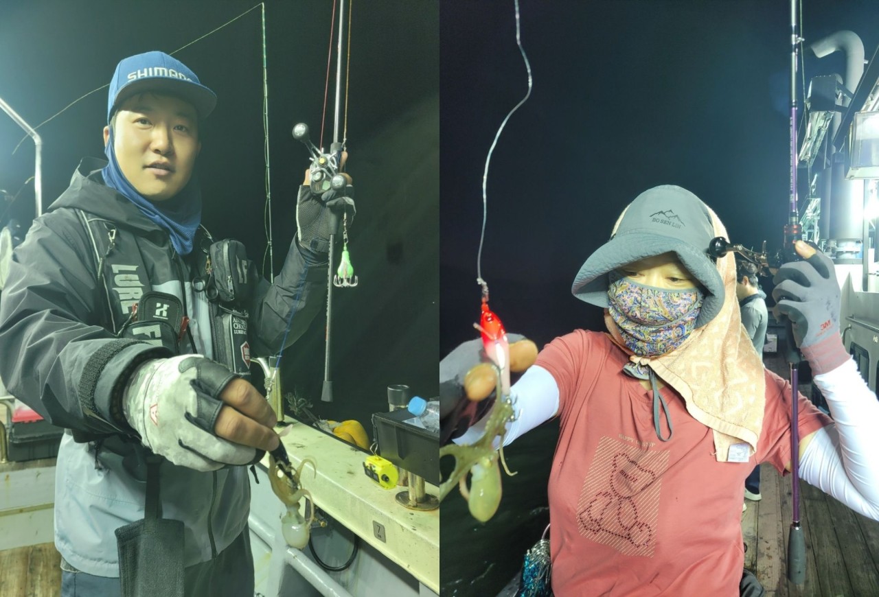 9월 8일 인천 갑오징어 선상낚시 조황 현장 사진 9