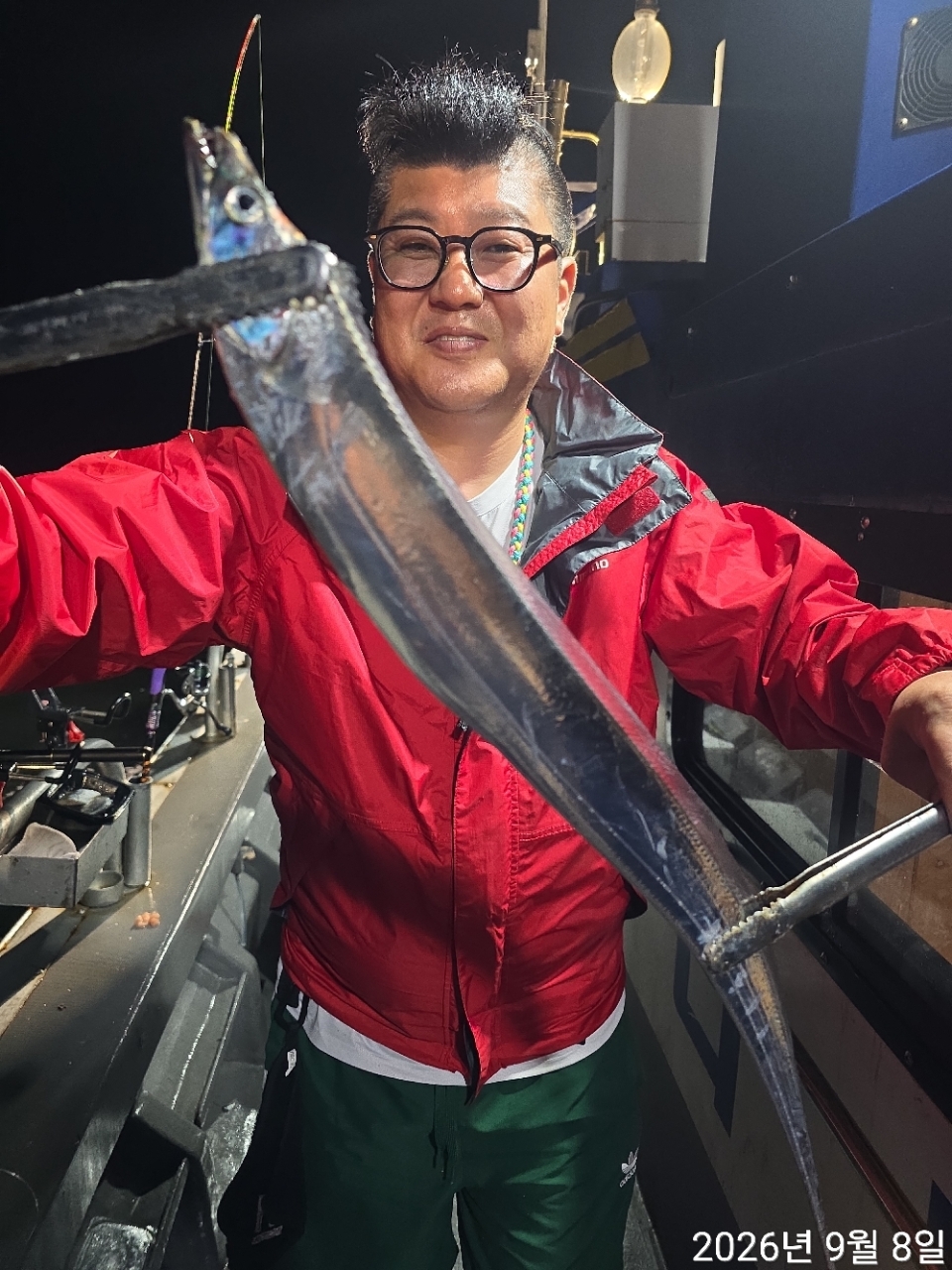 9월 7일 남해 무늬오징어 선상낚시 조황 현장 사진 5