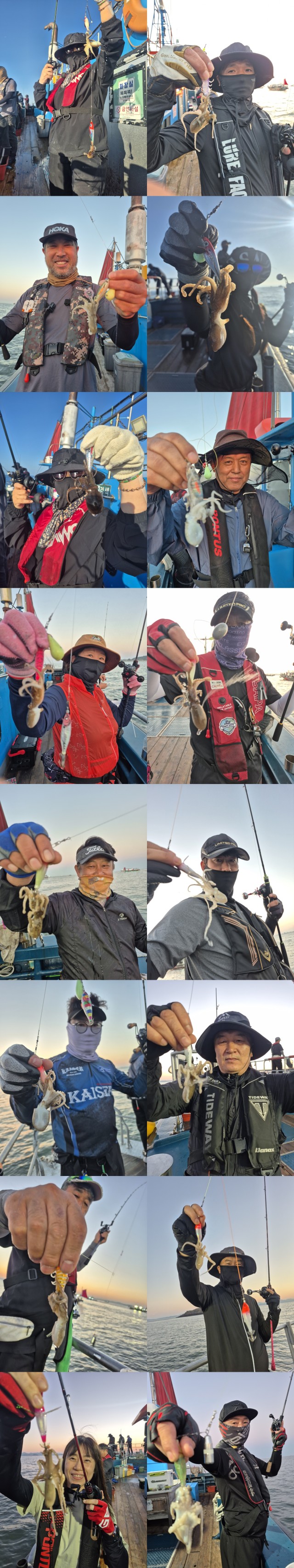 9월 8일 군산 주꾸미 선상낚시 조황 현장 사진 5