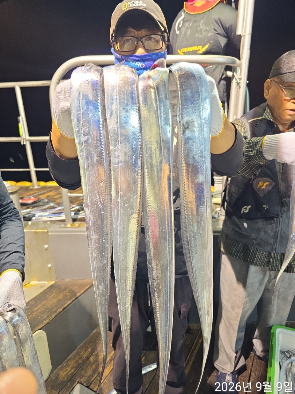 9월 8일 남해 무늬오징어 선상낚시 조황 현장 사진 7