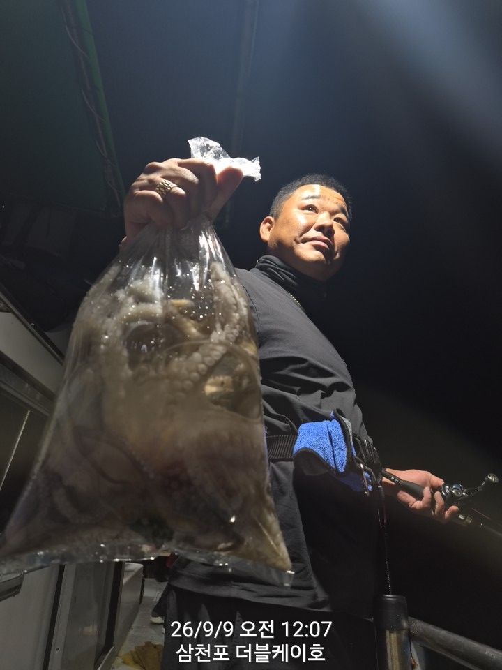 9월 8일 삼천포 문어 선상낚시 조황 현장 사진 3