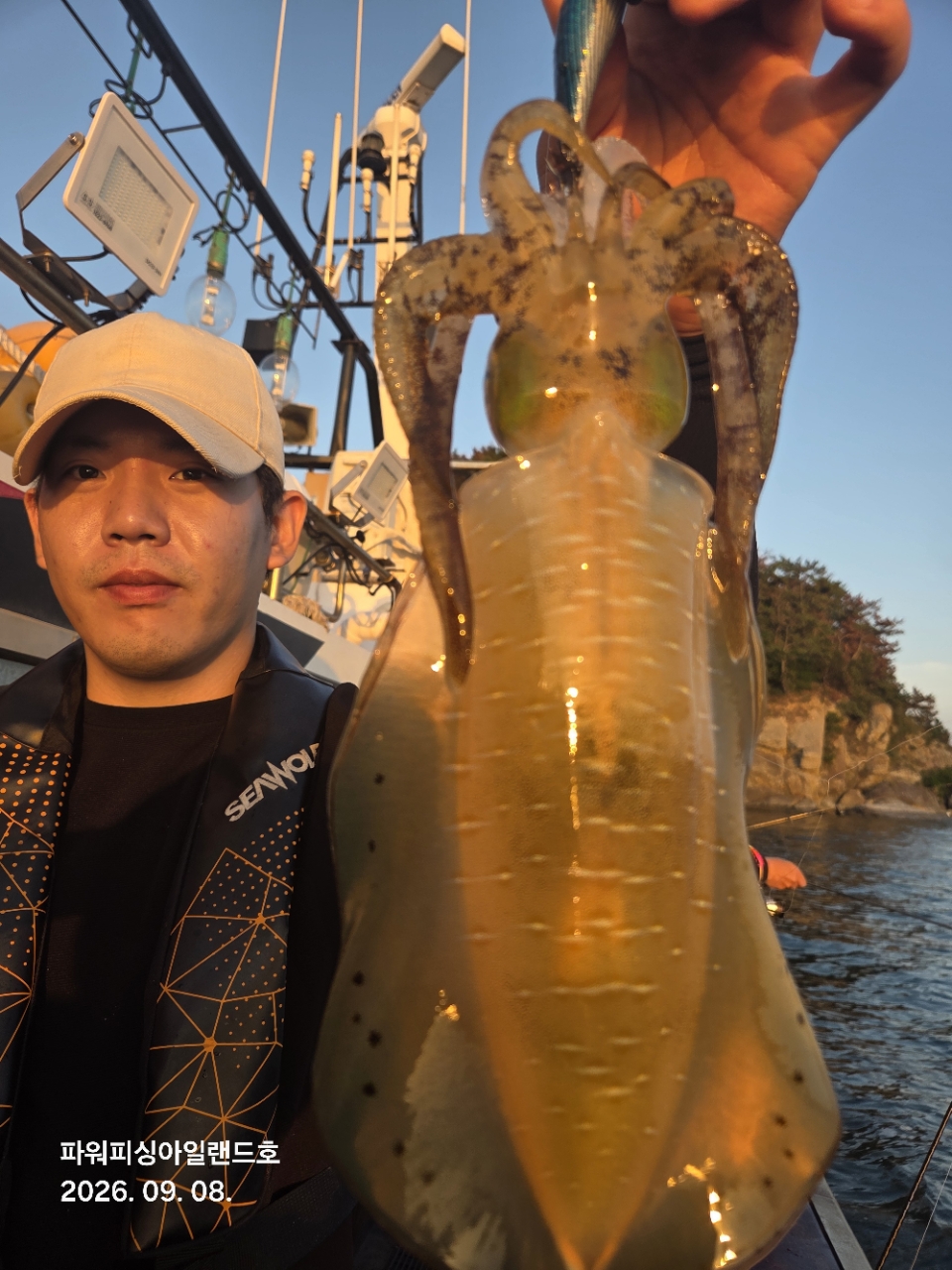 10월 9일 통영 무늬오징어 선상낚시 조황 현장 사진 13