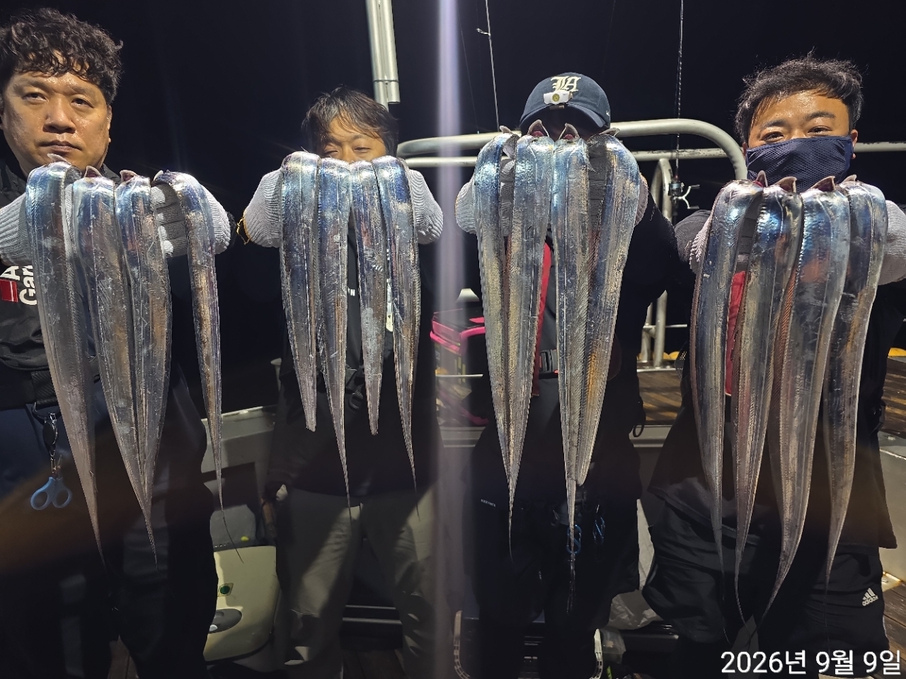 9월 8일 남해 무늬오징어 선상낚시 조황 현장 사진 12