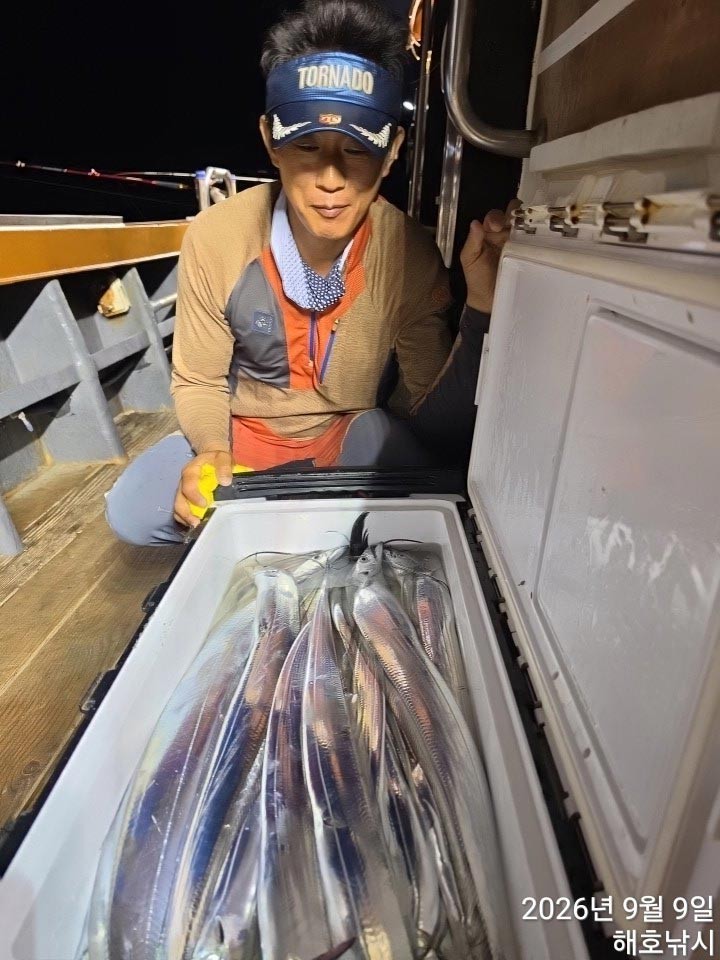 9월 9일 여수 갈치 선상낚시 조황 현장 사진 12