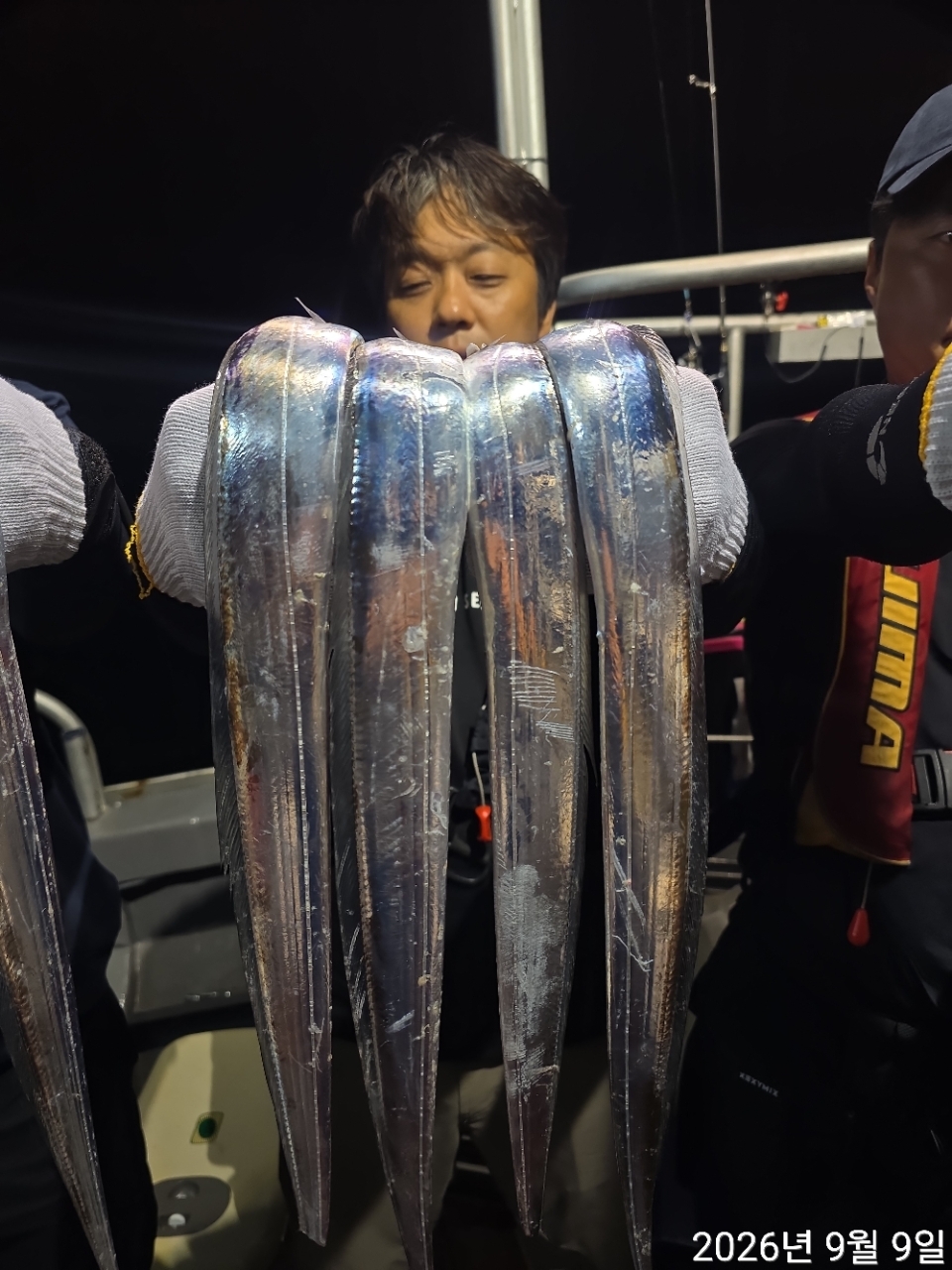 9월 8일 남해 무늬오징어 선상낚시 조황 현장 사진 4