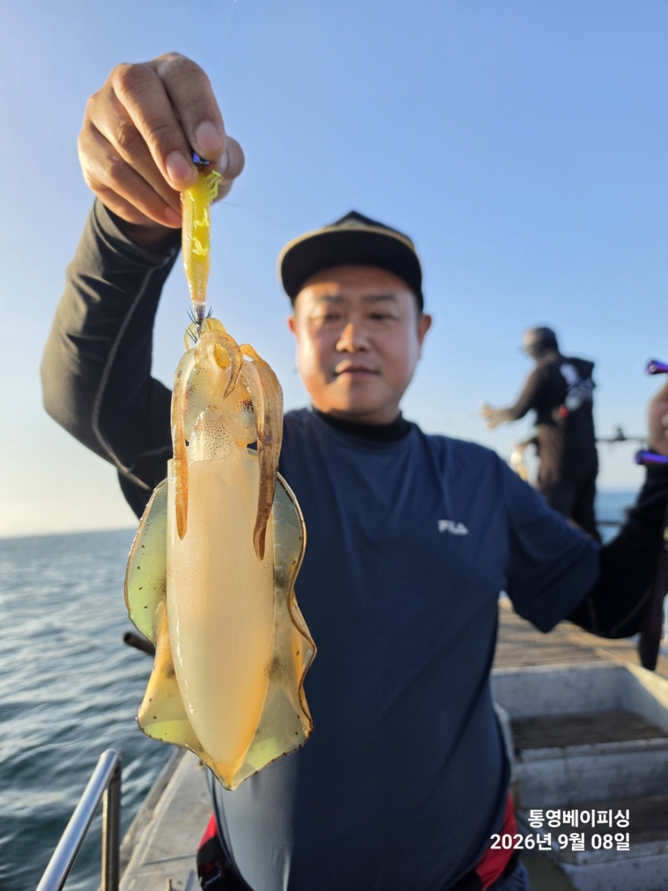 9월 7일 통영 무늬오징어 선상낚시 조황 현장 사진 5