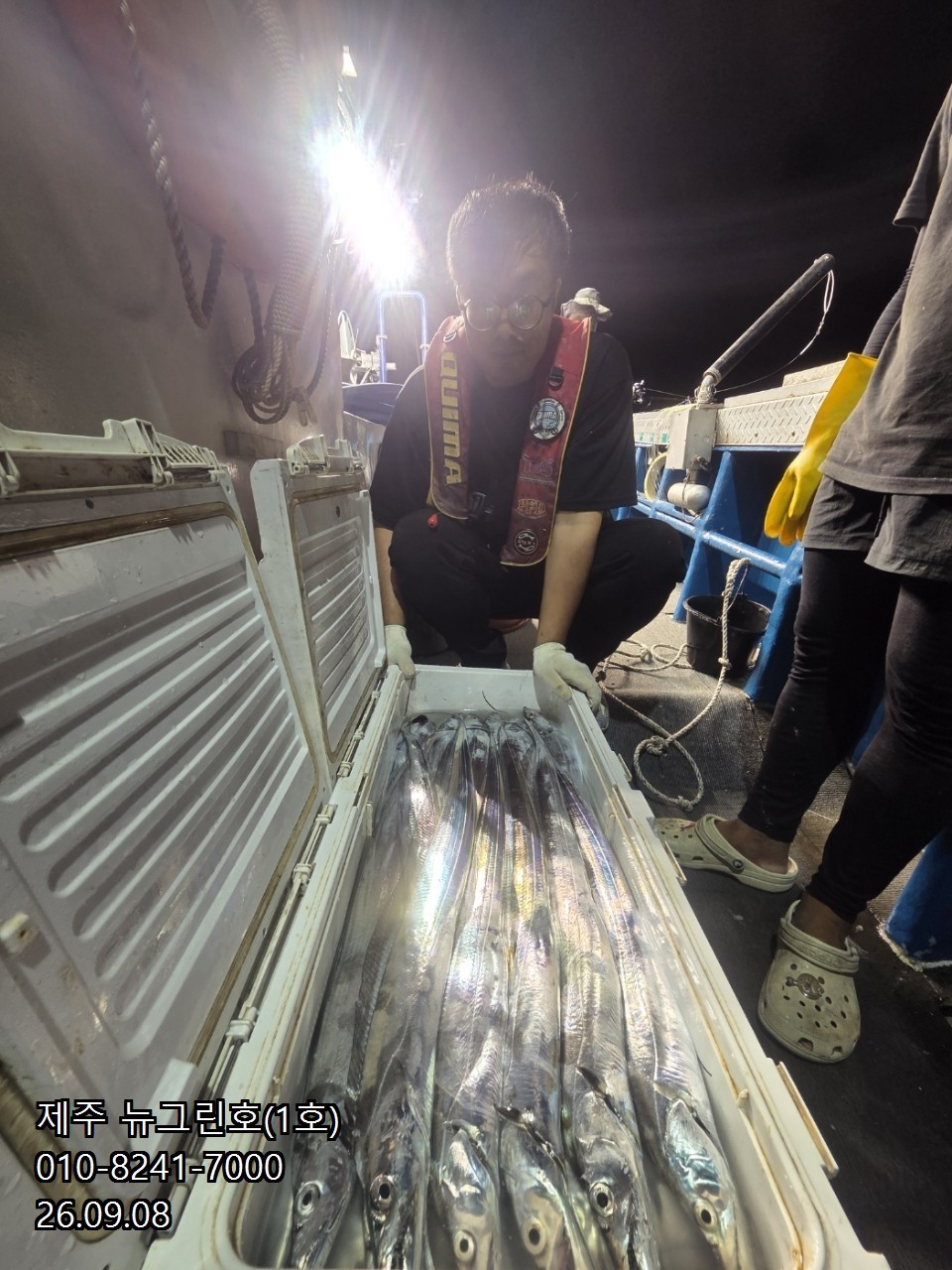9월 8일 제주 갈치 선상낚시 조황 현장 사진 12