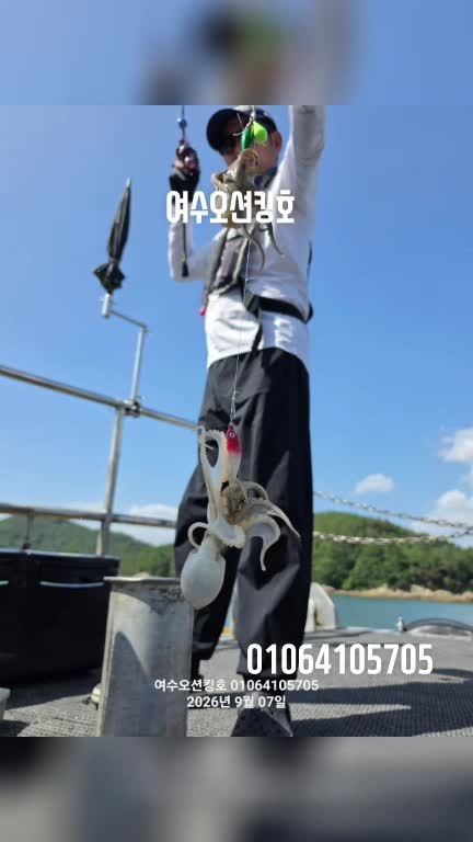9월 11일 주꾸미 선상낚시 조황 현장 사진 1
