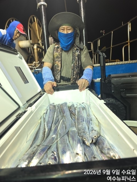 9월 9일 남해 갈치 선상낚시 조황 현장 사진 8