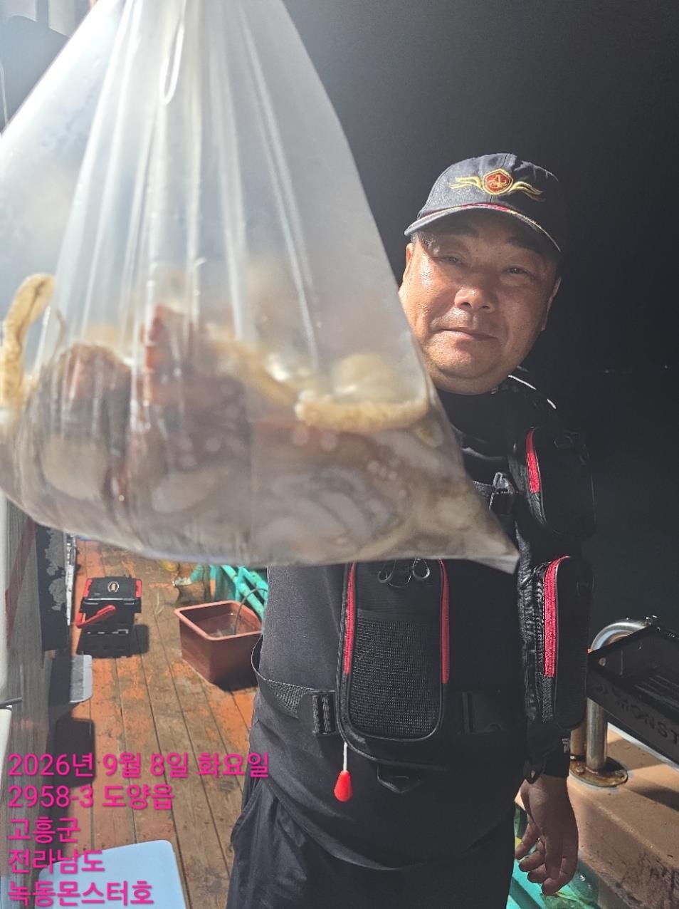 9월 8일 통영 갑오징어 선상낚시 조황 현장 사진 11