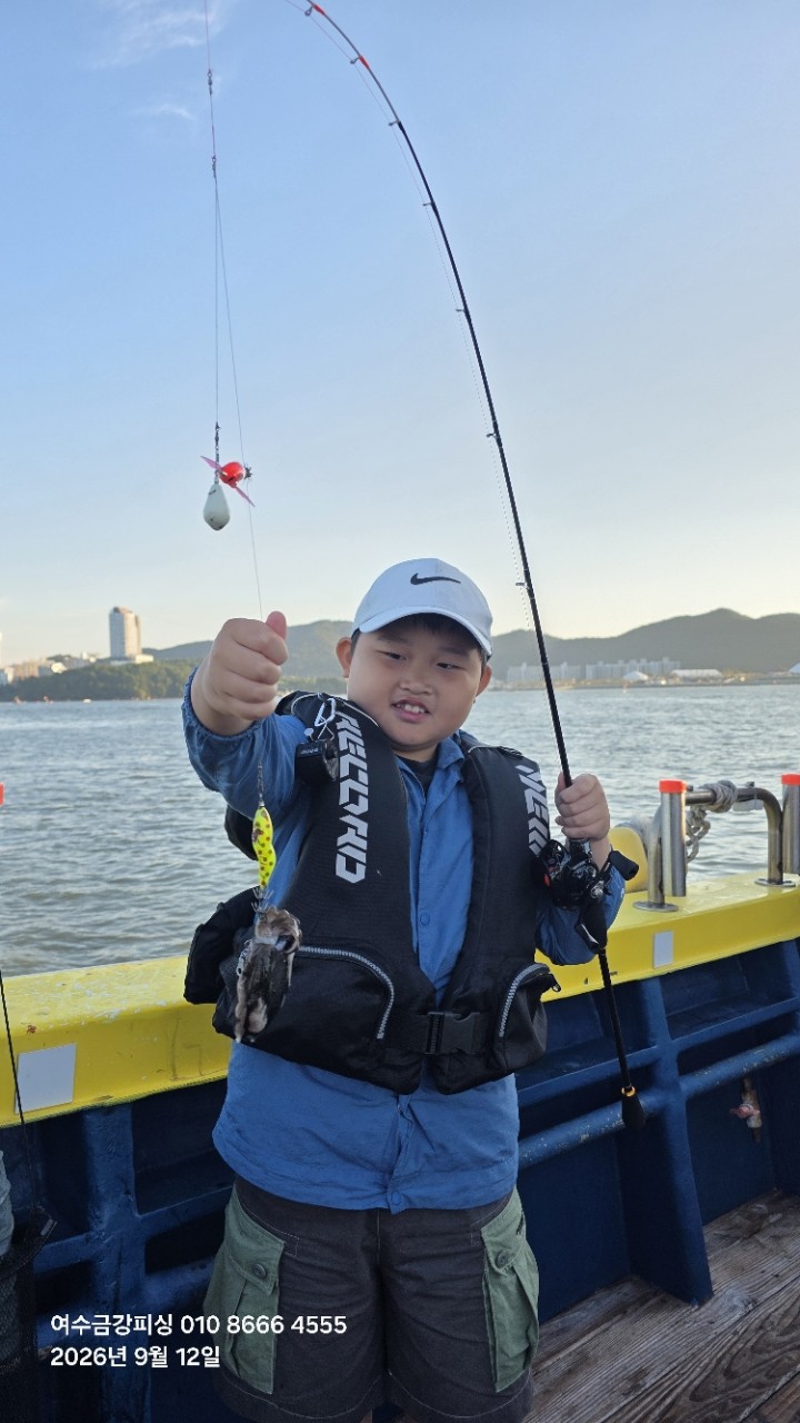9월 12일 여수 갑오징어 선상낚시 조황 현장 사진 5