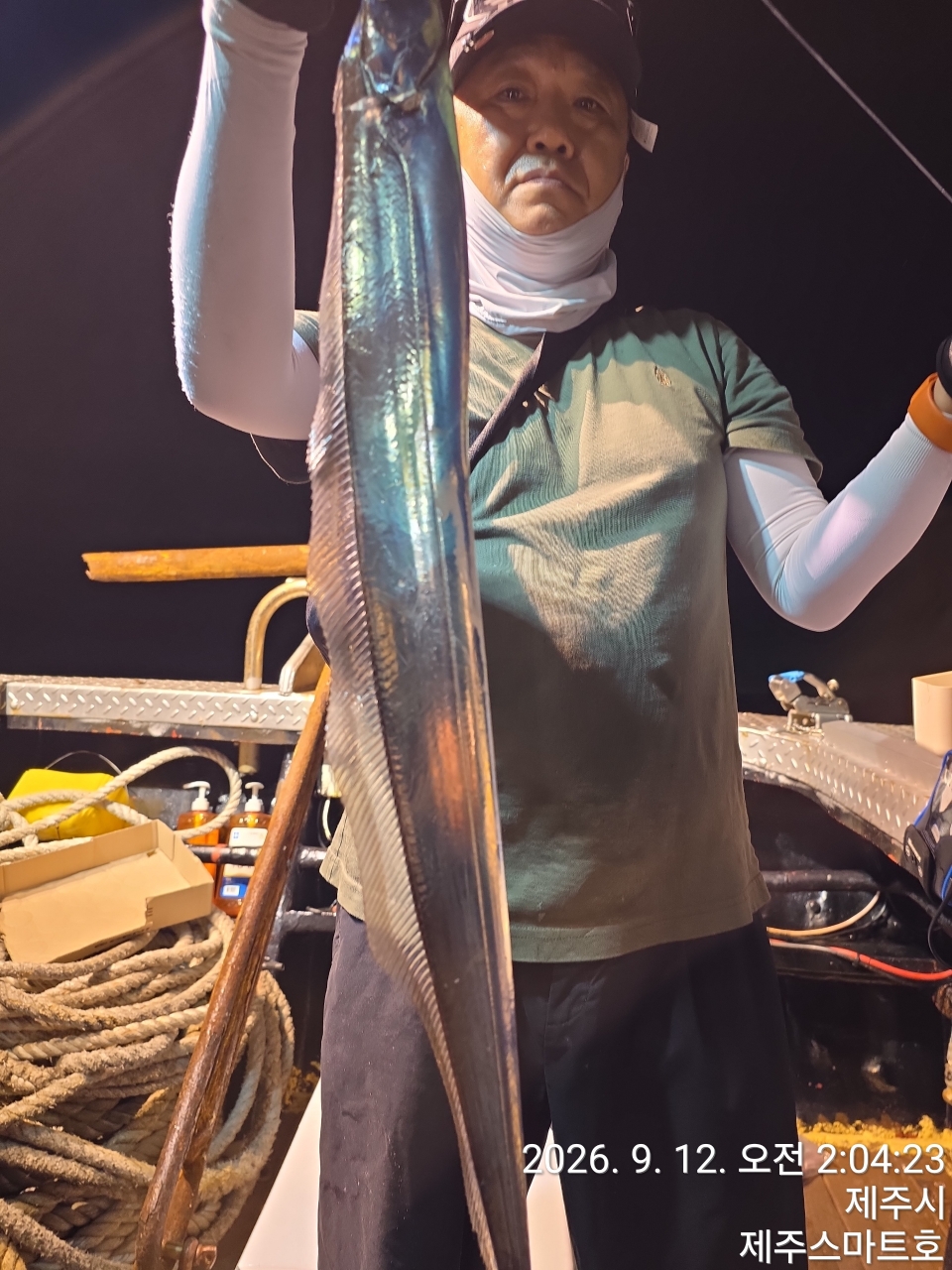 9월 12일 제주 갈치 선상낚시 조황 현장 사진 5