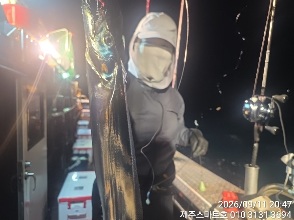 9월 12일 제주 갈치 선상낚시 조황 현장 사진 2