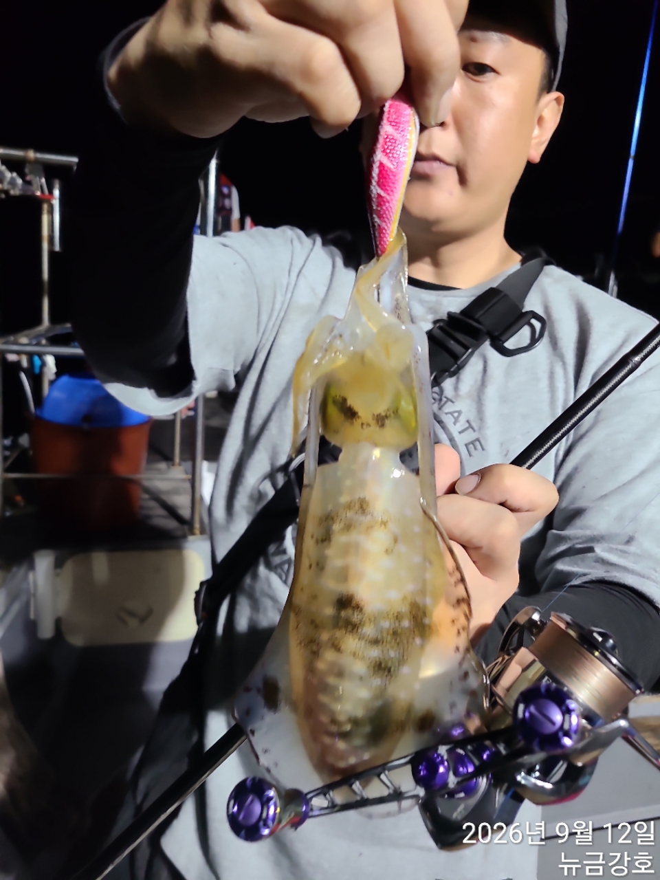 9월 12일 무늬오징어 선상낚시 조황 현장 사진 2