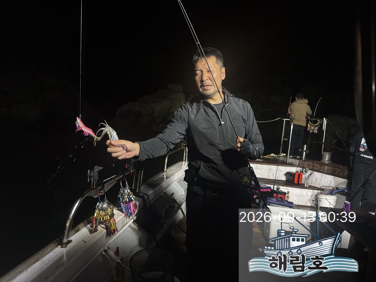 9월 12일 여수 무늬오징어 선상낚시 조황 현장 사진 2