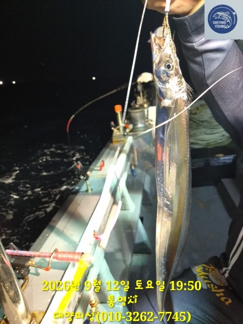 9월 12일 남해 갈치 선상낚시 조황 현장 사진 5