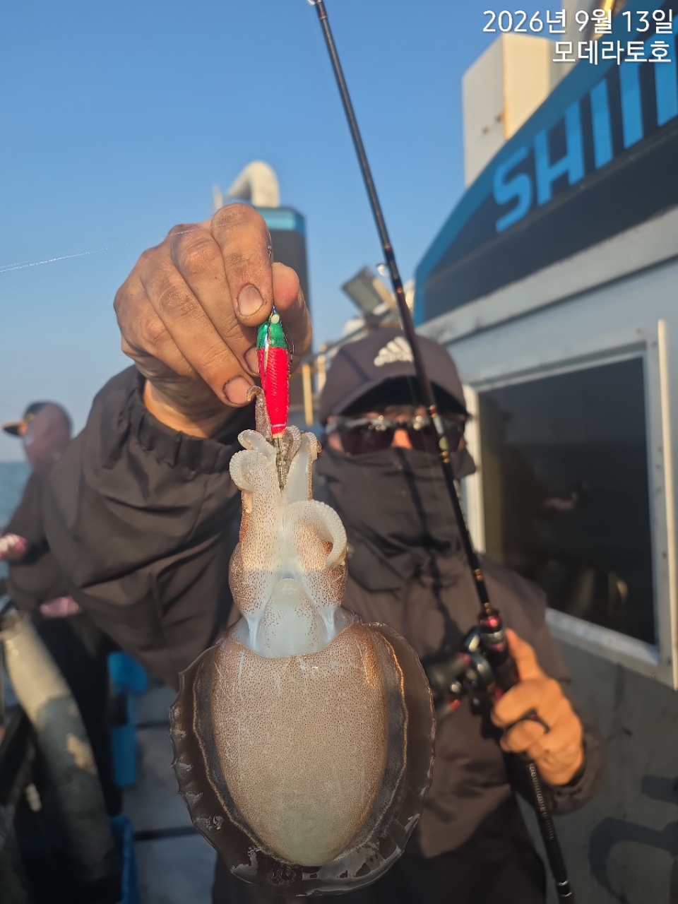 9월 13일 갑오징어 선상낚시 조황 현장 사진 1