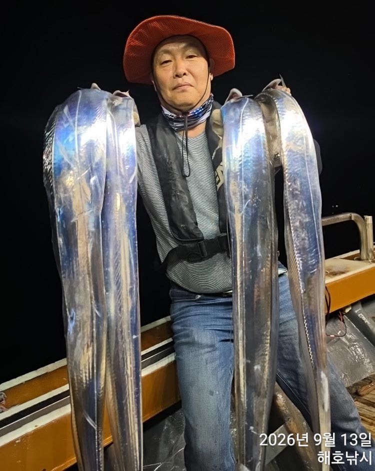 9월 13일 여수 갈치 선상낚시 조황 현장 사진 17