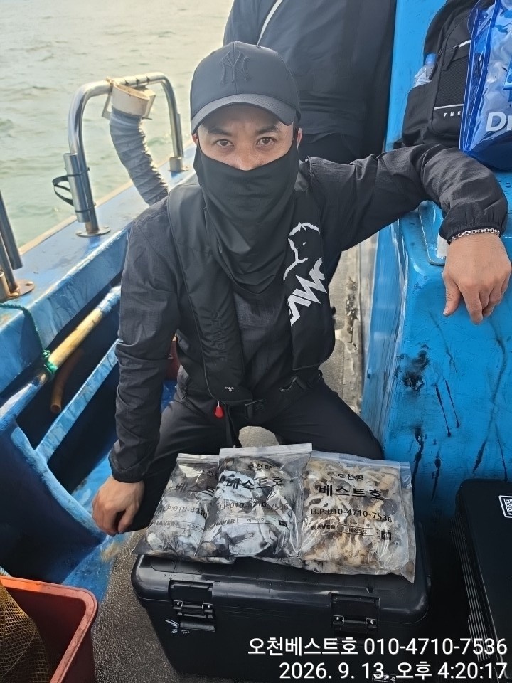 9월 13일 갑오징어 선상낚시 조황 현장 사진 6