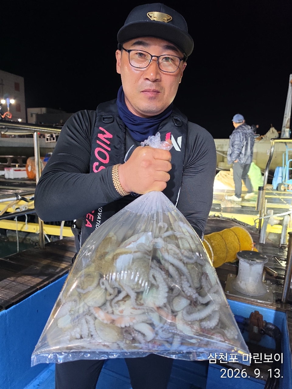 9월 13일 삼천포 문어 선상낚시 조황 현장 사진 4