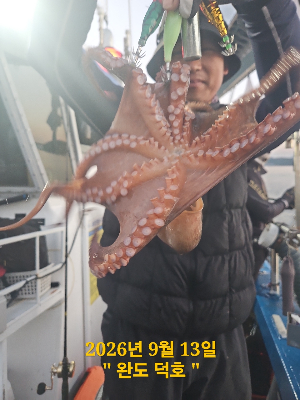 9월 13일 완도 문어 선상낚시 조황 현장 사진 10