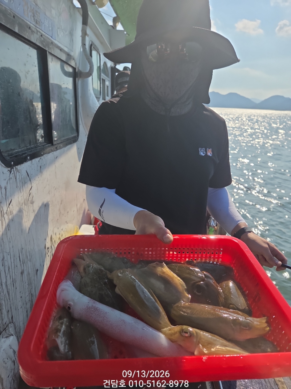 9월 13일 삼천포 갑오징어 선상낚시 조황 현장 사진 9